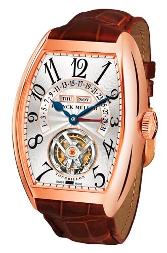 FRANCK MULLER Cintree Curvex Master Calendar Tourbillon 7880 T MC RG Replica Watch